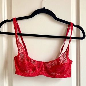 Victoria’s Secret Unlined Lace Balconette Bra